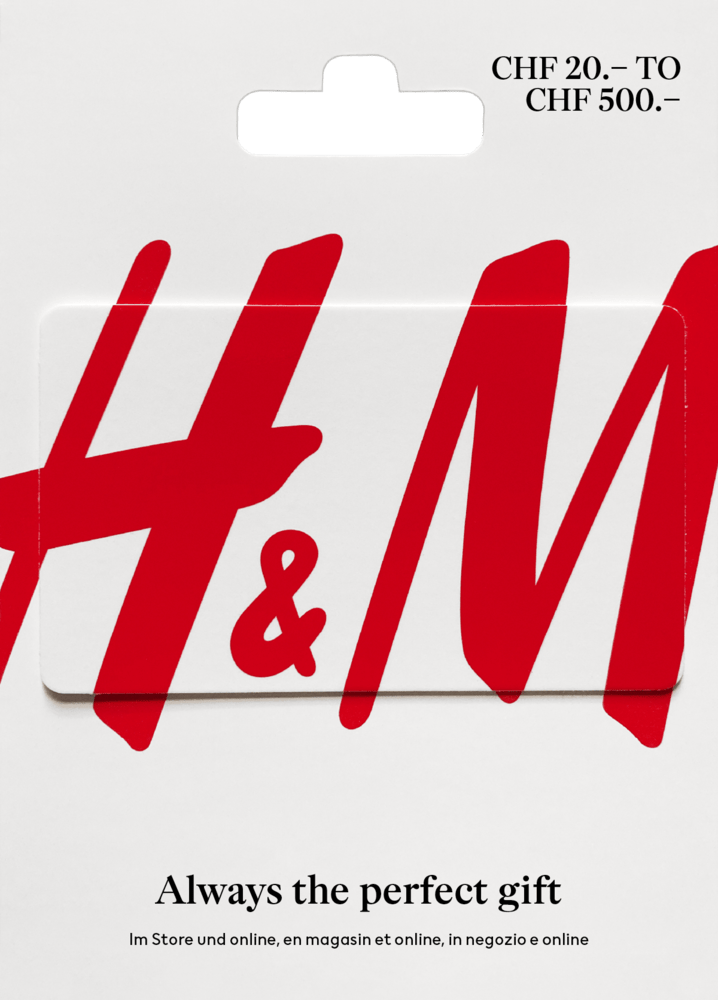 Carte cadeau H&M
